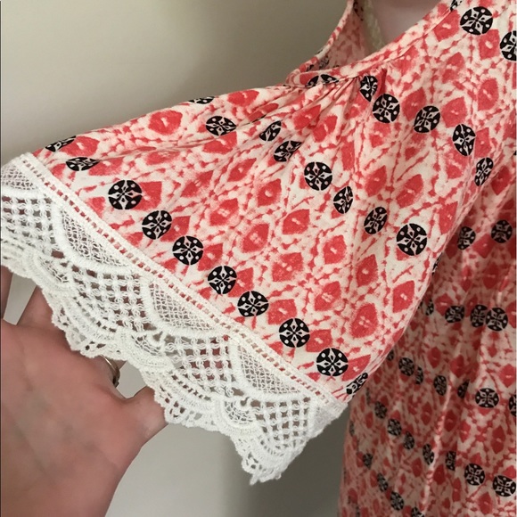 NWT Crocheted Terra-cotta Dress - Picture 5 of 7